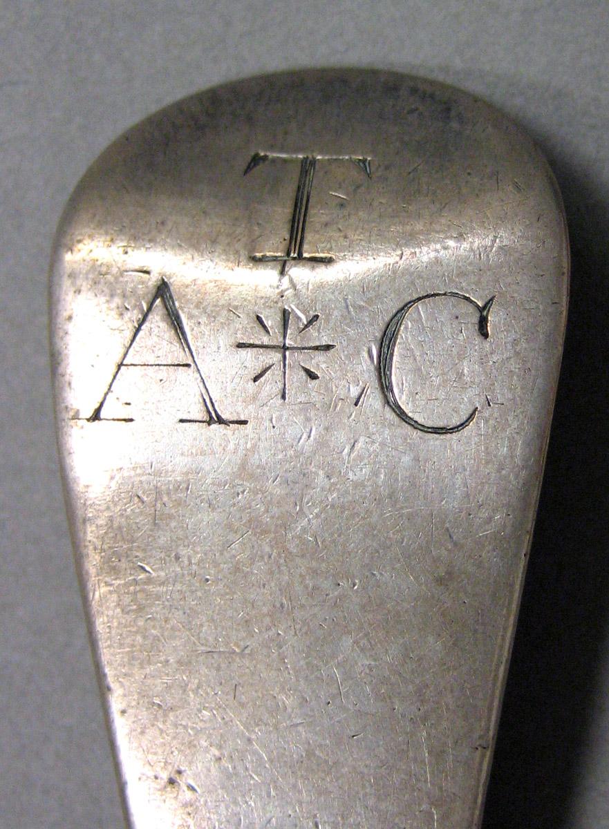 1962.0240.1168 Silver Spoon engraving