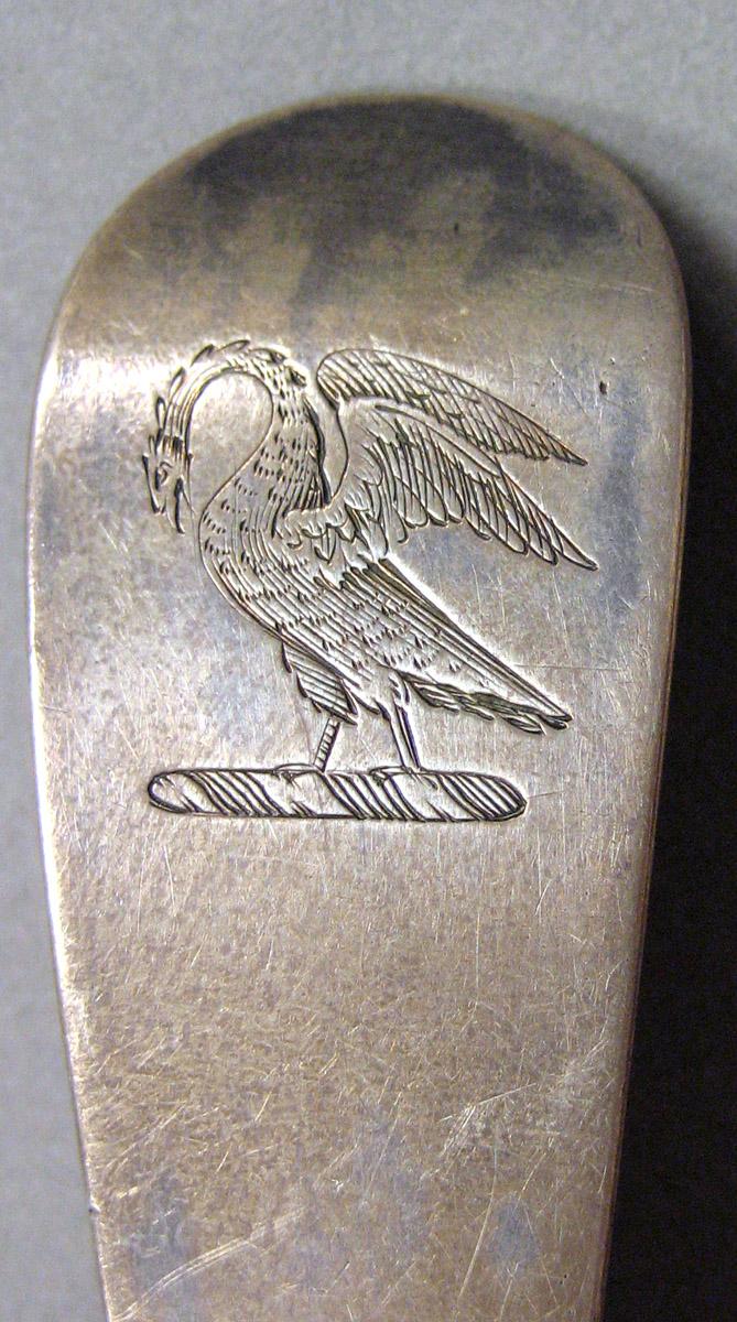1962.0240.1172 Silver Spoon engraving upper surface