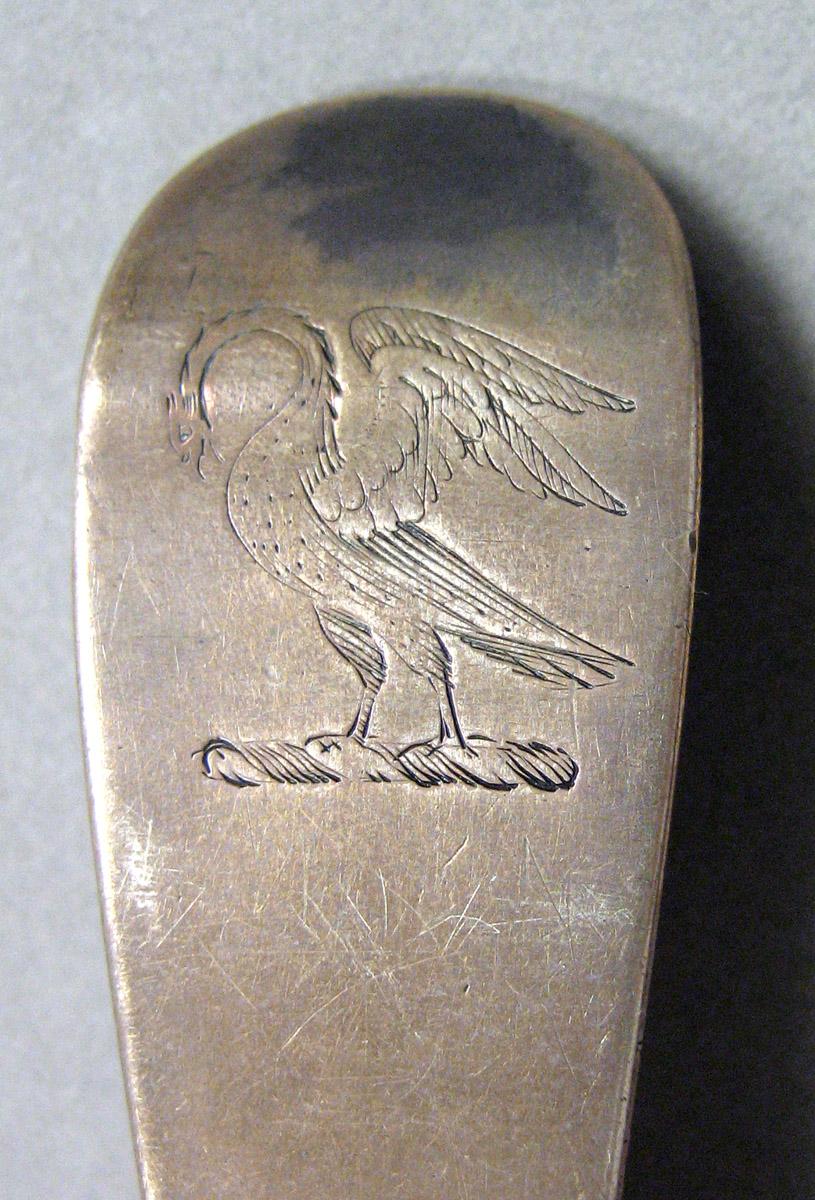 1962.0240.1173 Silver Spoon engraving upper surface