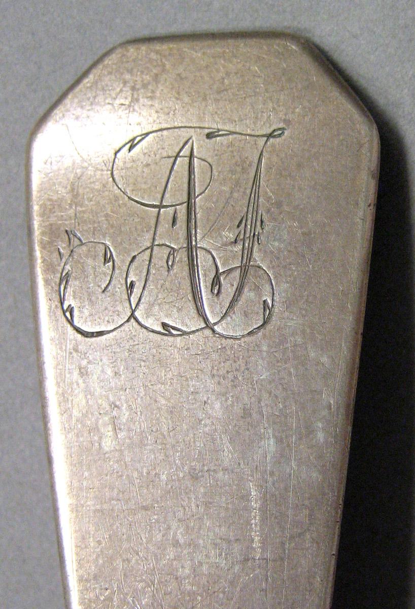 1962.0240.1174 Silver Spoon engraving