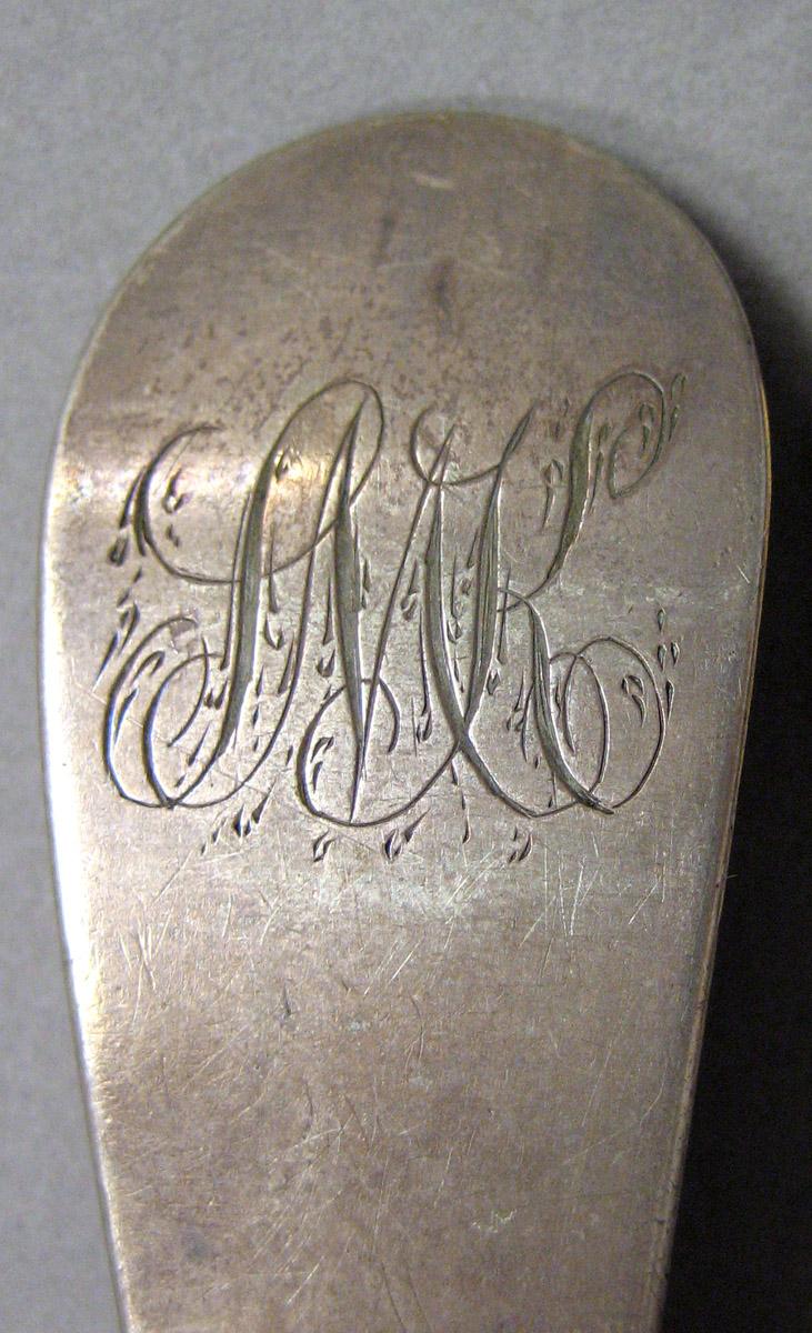 1962.0240.1175 Silver Spoon engraving