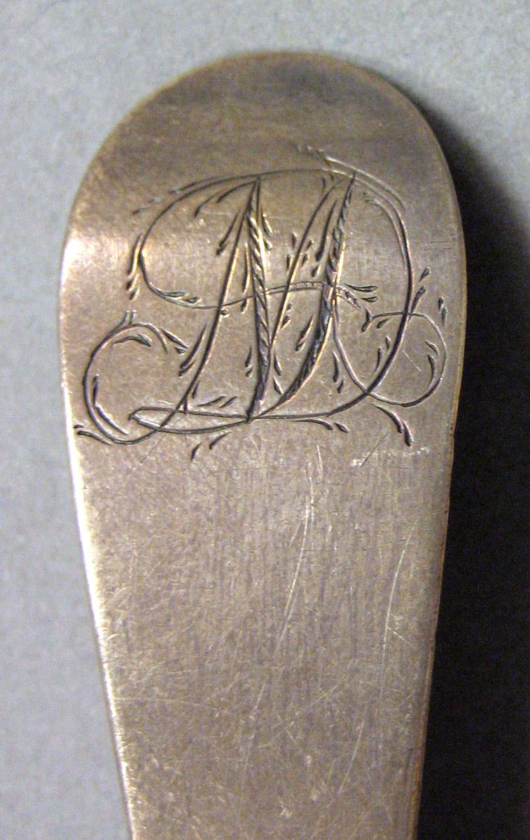 1962.0240.1177 Silver Spoon engraving