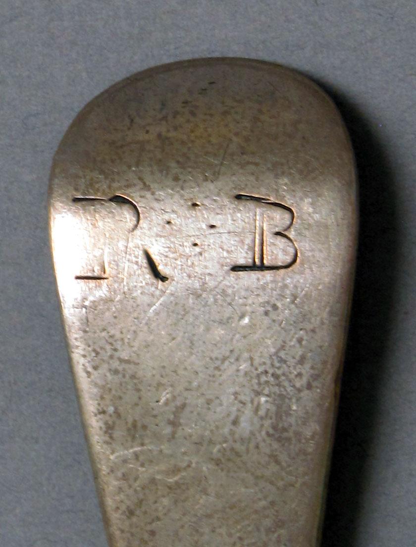 1962.0240.1193 Silver spoon engraving