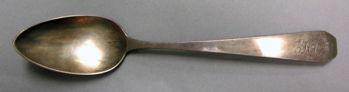 1962.0240.1195 Silver spoon upper surface
