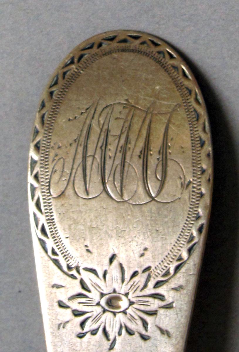 1962.0240.1207.002 Silver spoon engraving