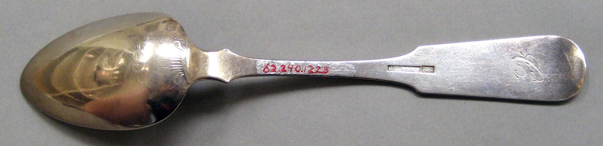 1962.0240.1223 Silver Spoon underside