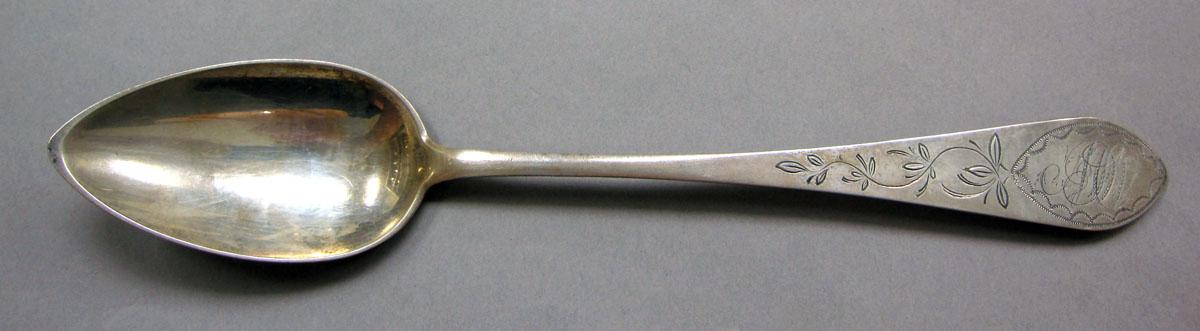 1962.0240.1229 Silver spoon upper surface