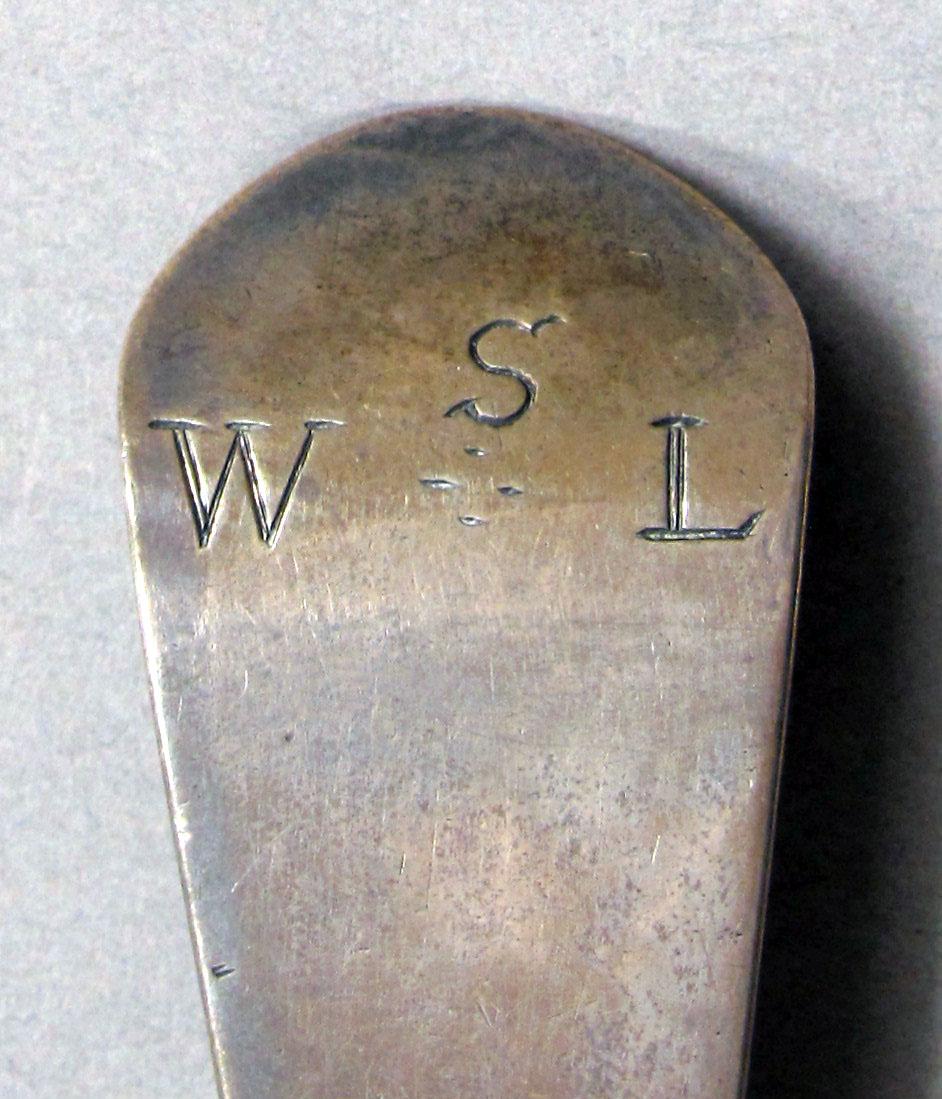1962.0240.1237 Silver spoon engraving