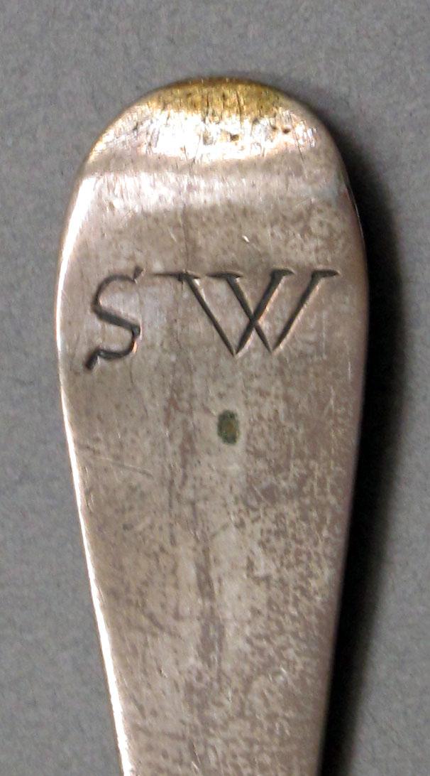 1962.0240.1247 Silver spoon engraving