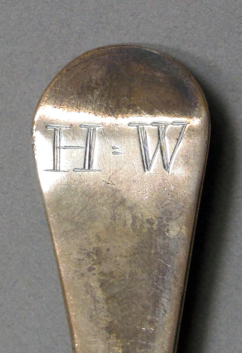 1962.0240.1248 Silver spoon engraving