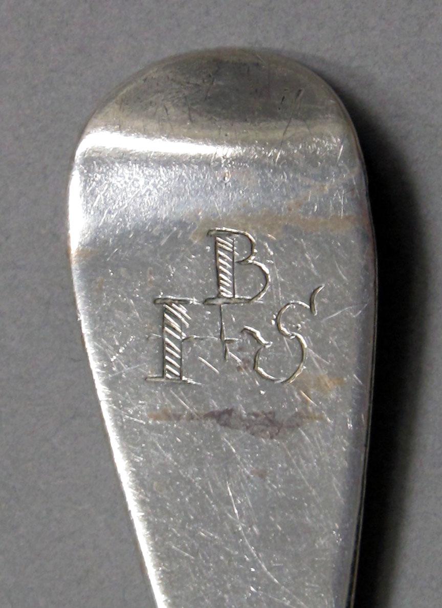 1962.0240.1250 Silver spoon engraving