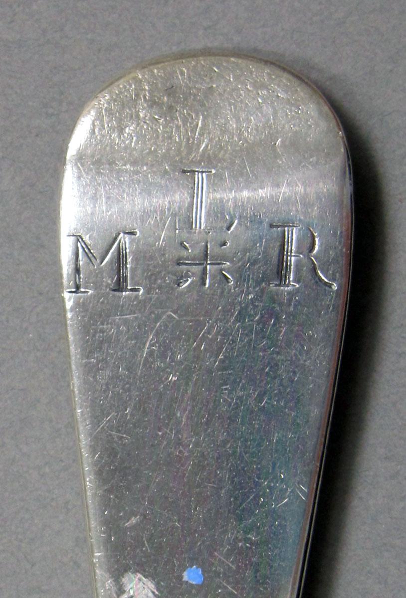 1962.0240.1260 Silver spoon engraving