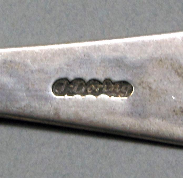 1962.0240.1266 Silver spoon mark