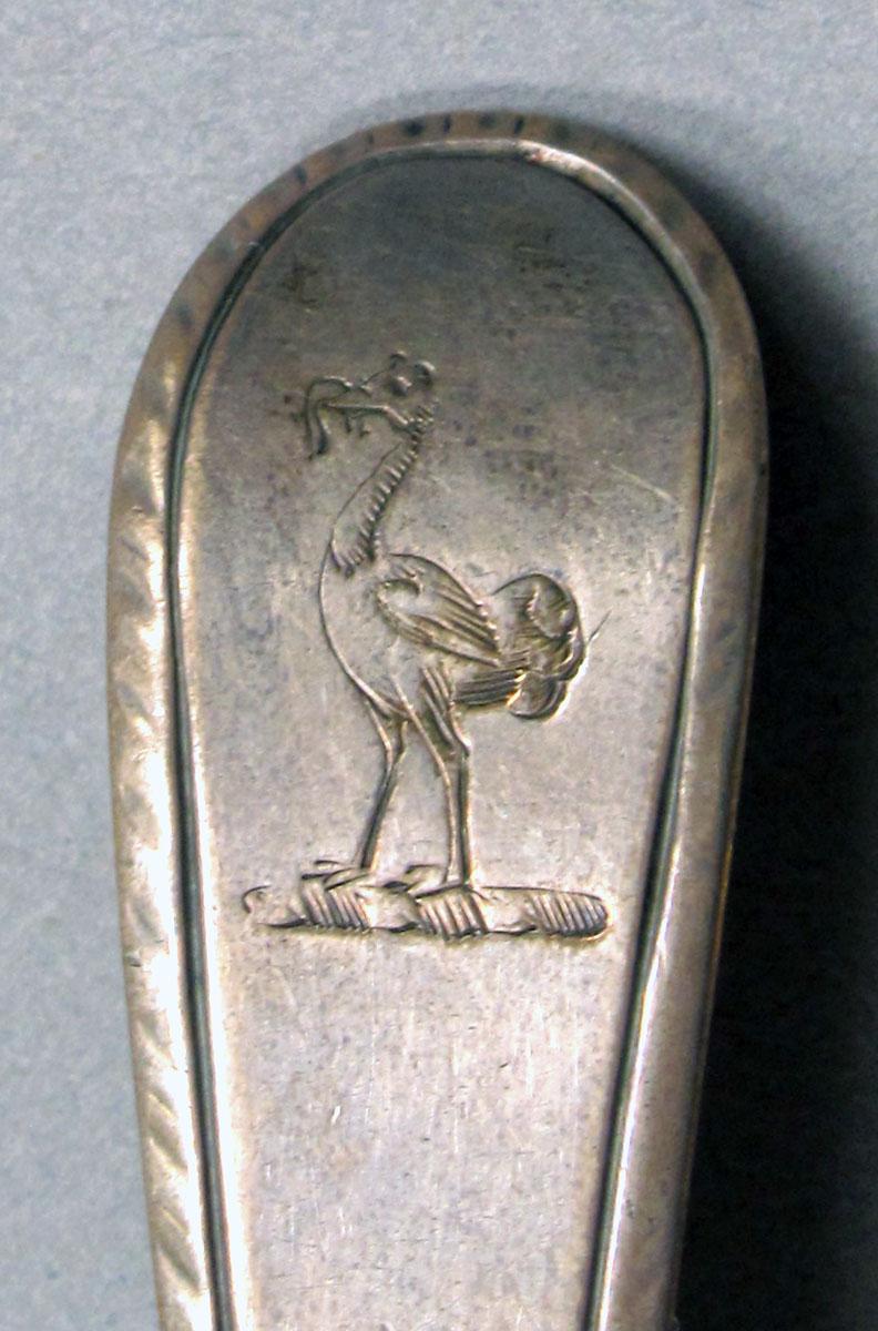1962.0240.1272 Silver spoon engraving