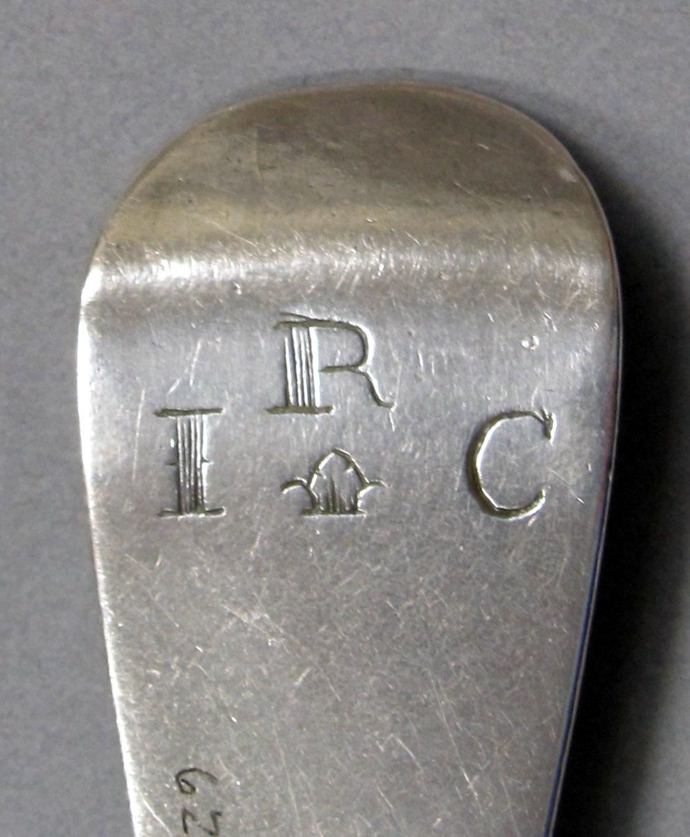 1962.0240.1279 Silver spoon engraving