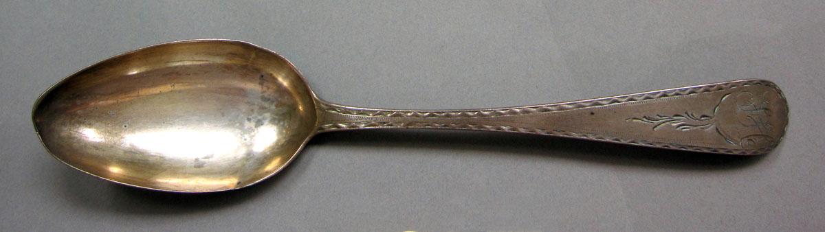 1962.0240.1326 Silver spoon upper surface