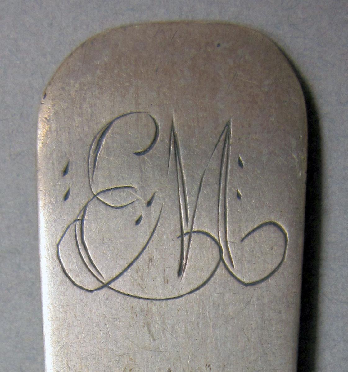 1962.0240.132 teaspoon engraving