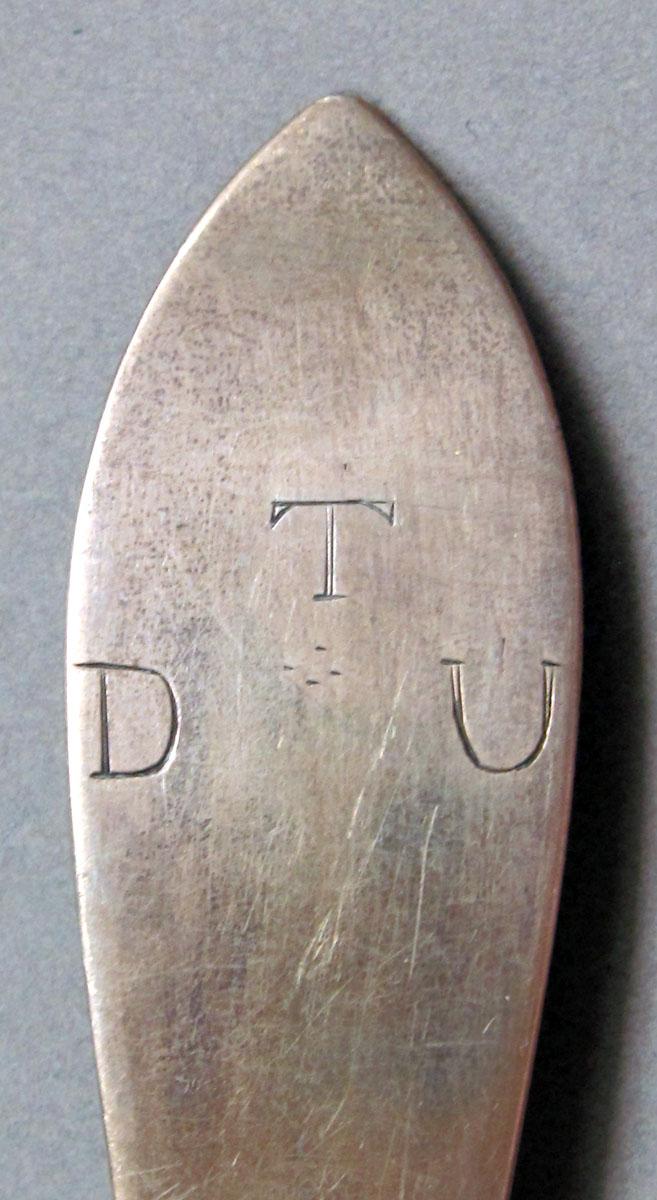 1962.0240.1339 Silver spoon engraving