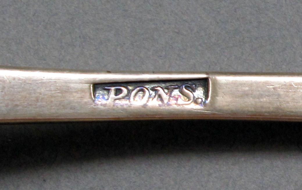 1962.0240.1342 Silver spoon mark