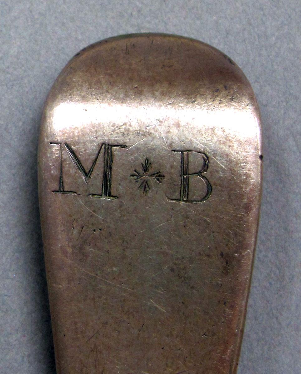 1962.0240.1359 Silver spoon engraving