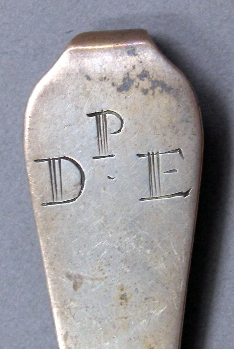 1962.0240.1361 Silver spoon engraving