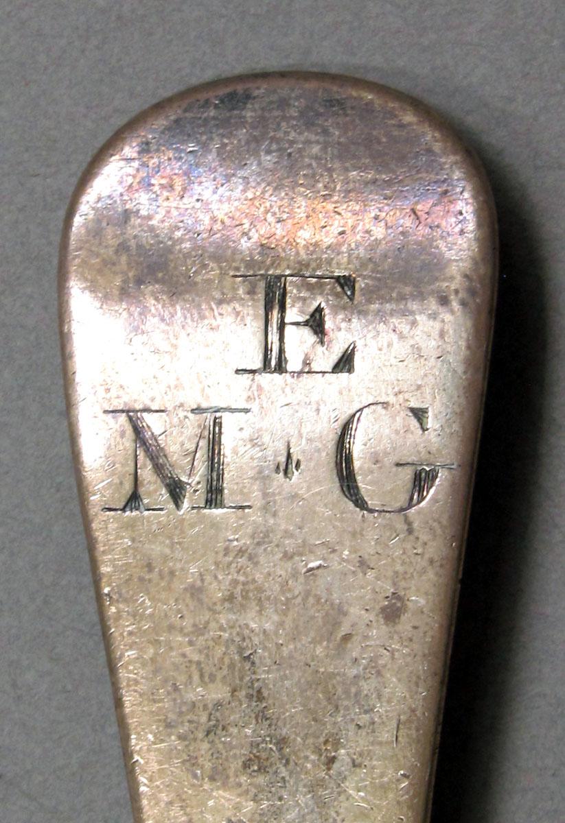 1962.0240.1363 Silver spoon engraving
