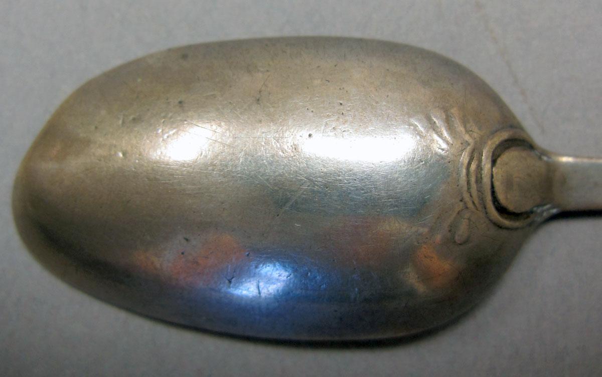 1962.0240.137 Silver Spoon bowl underside