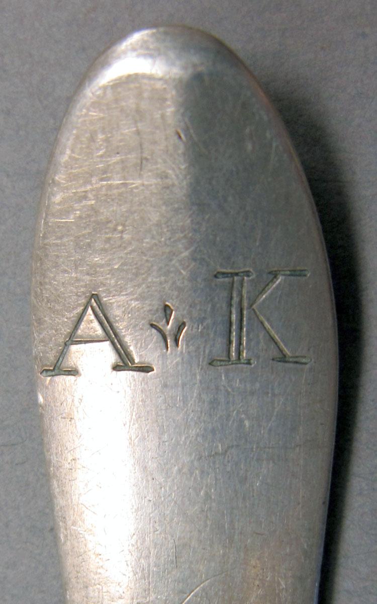 1962.0240.139 teaspoon engraving