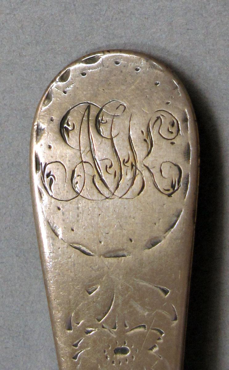 1962.0240.1401 Silver spoon engraving