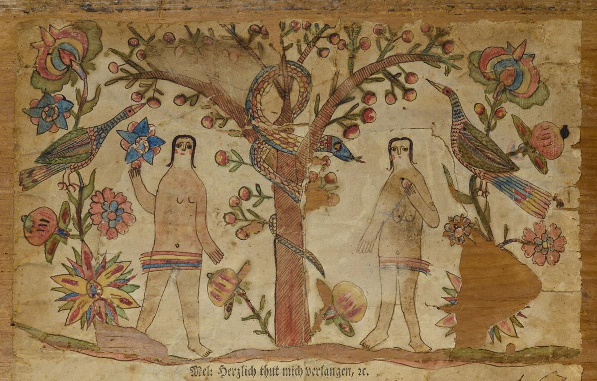 1955.0095.002 Fraktur, detail
