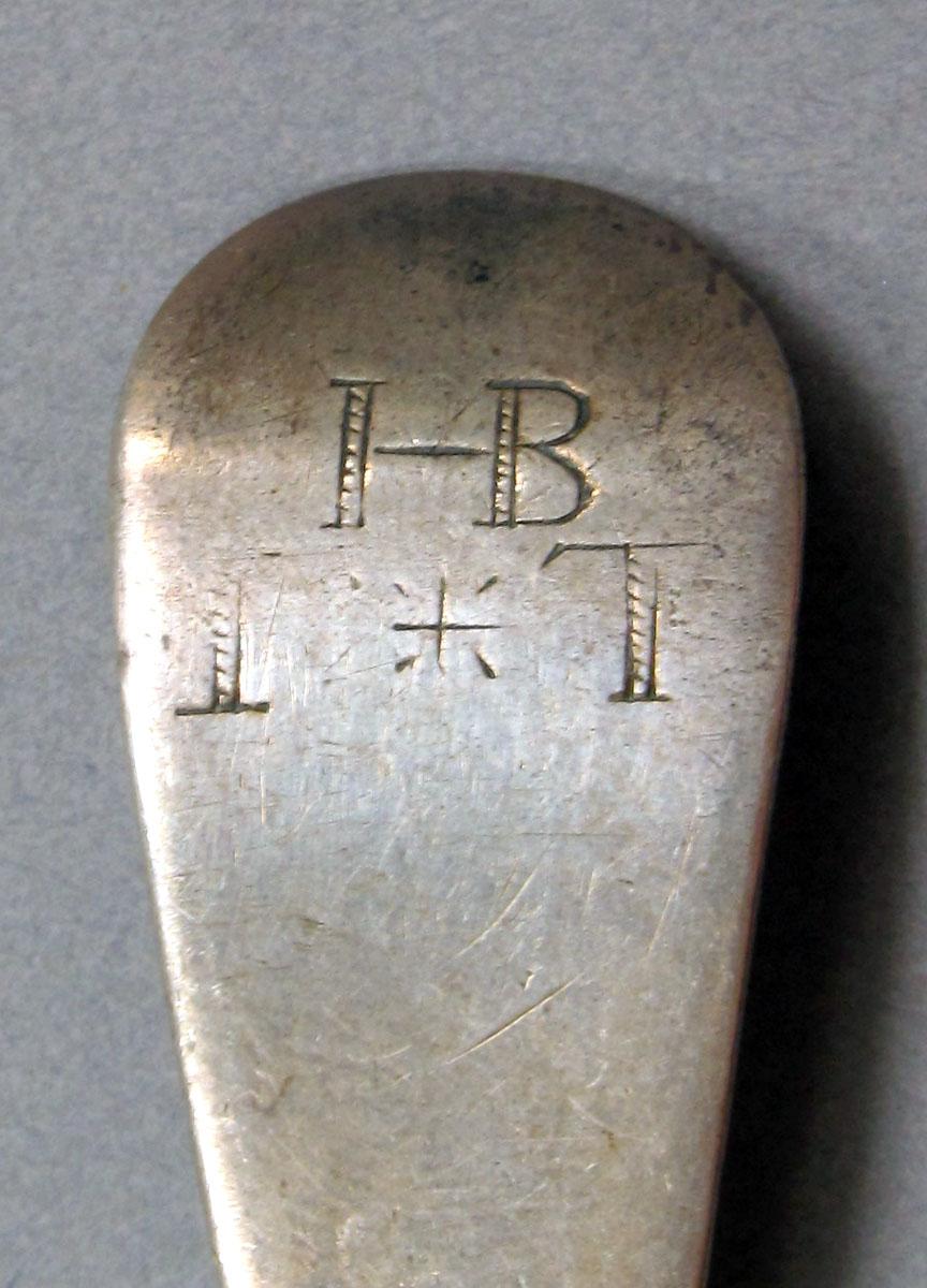1962.0240.1413 Silver spoon engraving