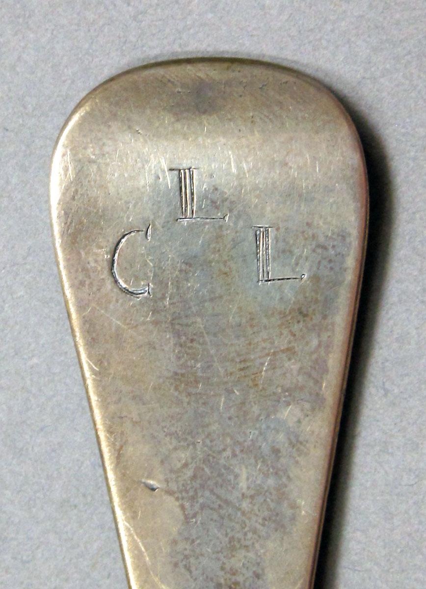 1962.0240.1426 Silver spoon engraving