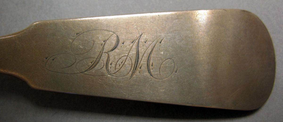 1962.0240.142 teaspoon engraving
