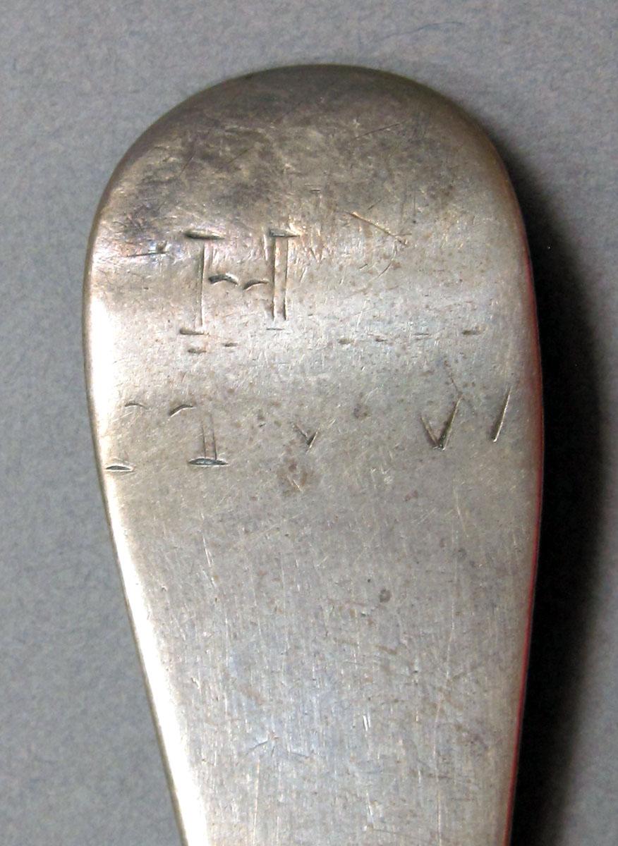 1962.0240.1442.002 Silver spoon engraving