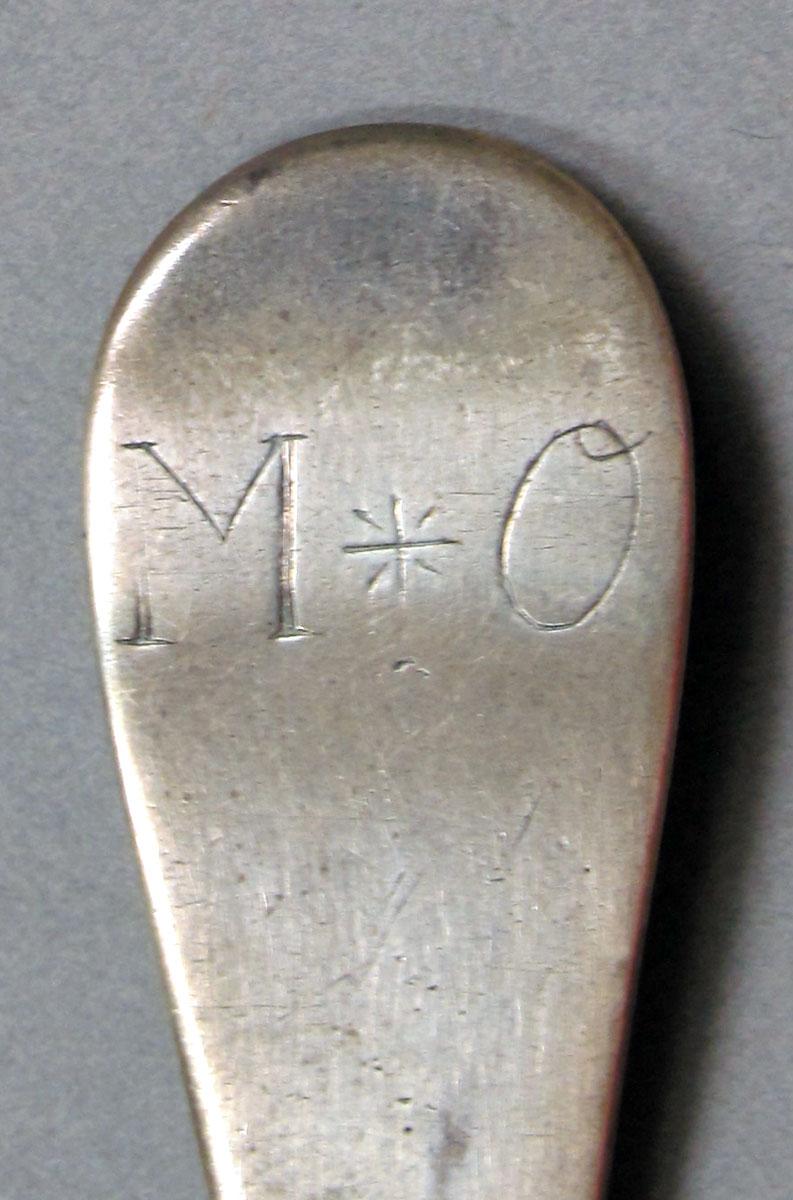 1962.0240.1450 Silver spoon engraving