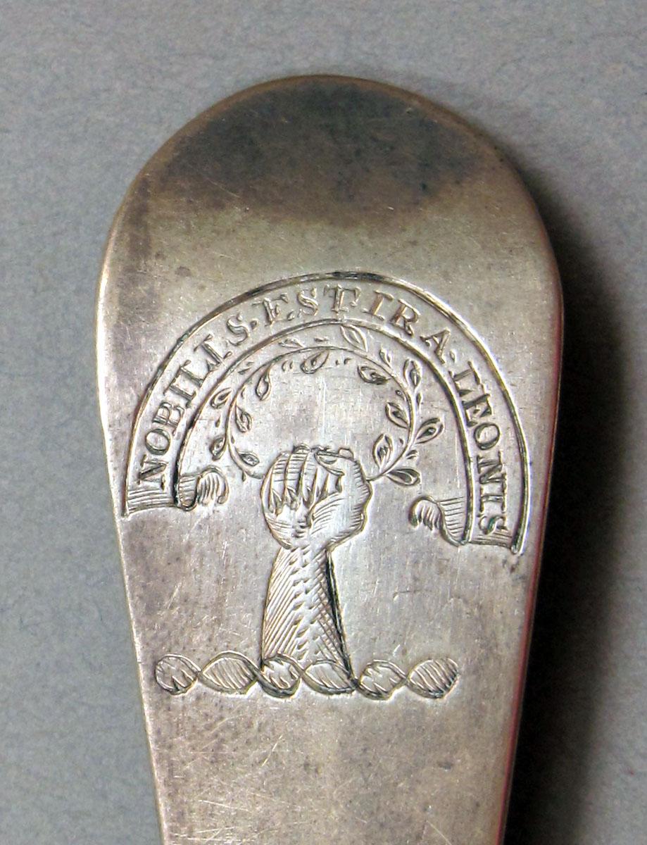 1962.0240.1452 Silver spoon engraving
