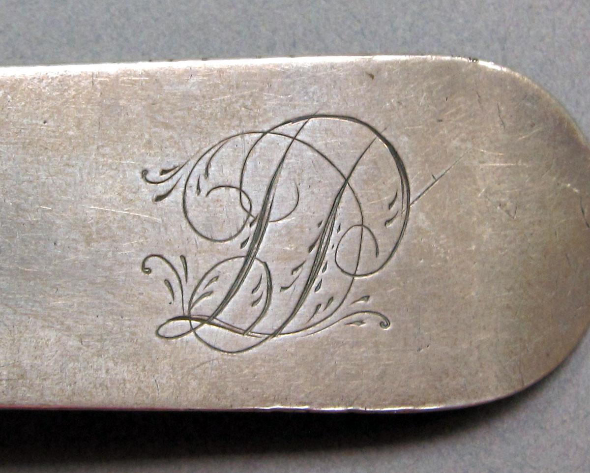 1962.0240.1455 Silver spoon engraving