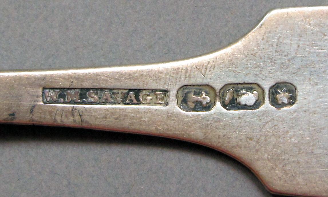 1962.0240.1458 Silver spoon mark