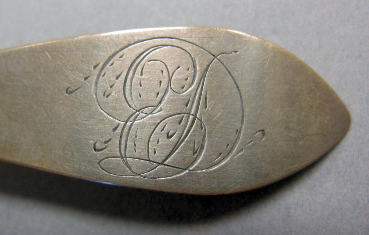 1962.0240.145 teaspoon engraving