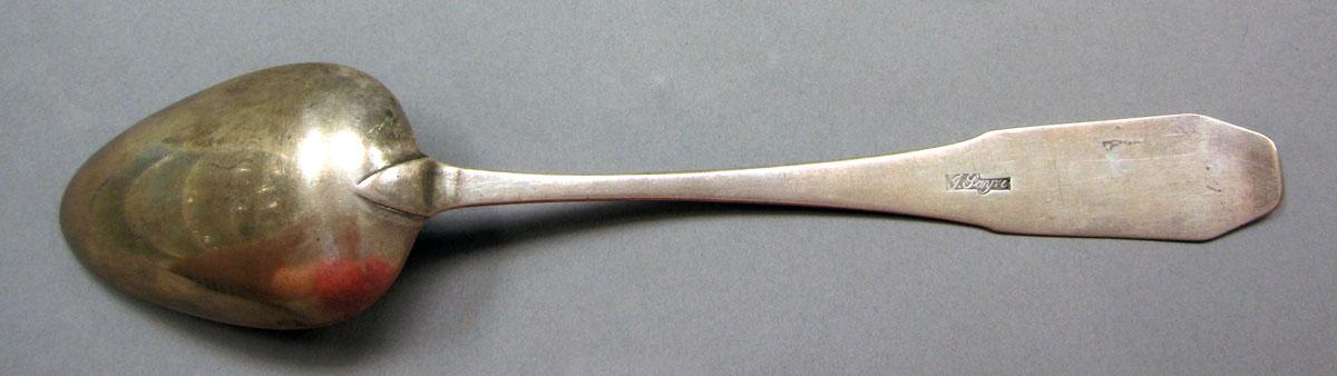 1962.0240.1460 Silver spoon underside