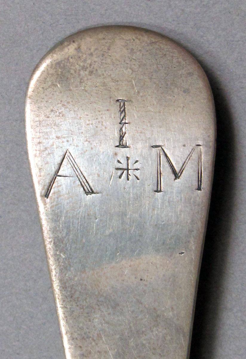 1962.0240.1481 Silver spoon engraving