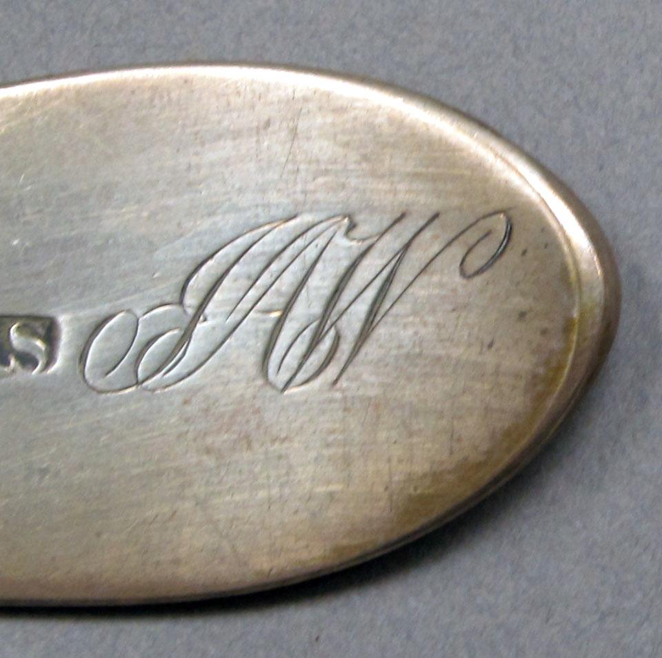 1962.0240.1487 Silver spoon engraving 2