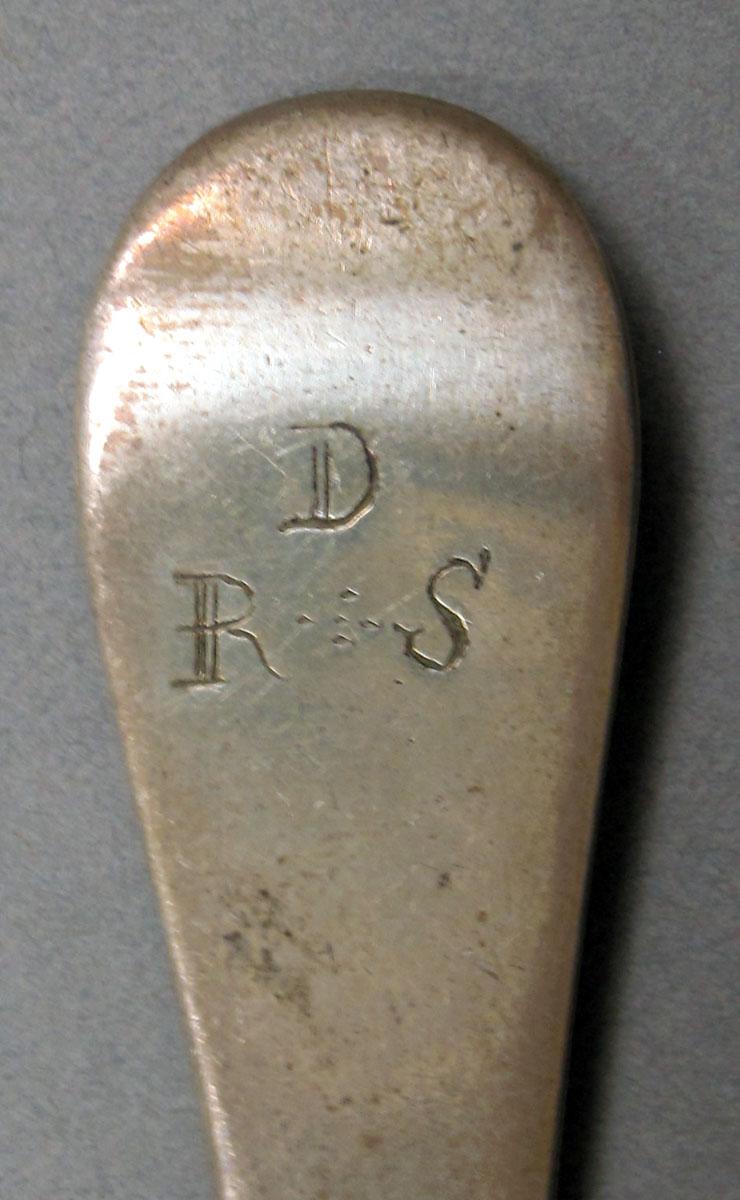 1962.0240.1489 Silver spoon engraving