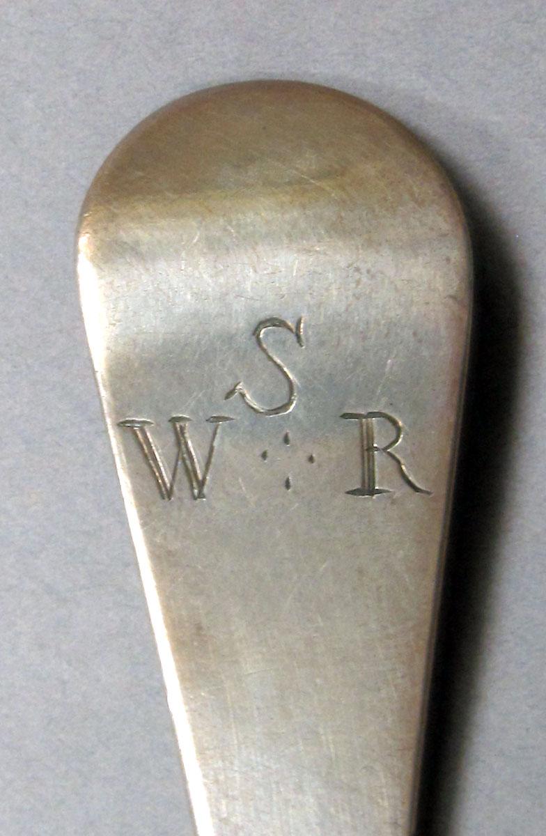 1962.0240.1500 Silver spoon engraving