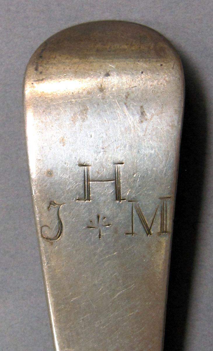 1962.0240.1503 Silver spoon engraving