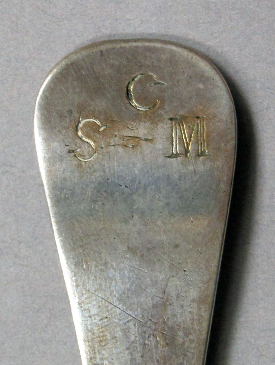 1962.0240.1515 Silver spoon engraving