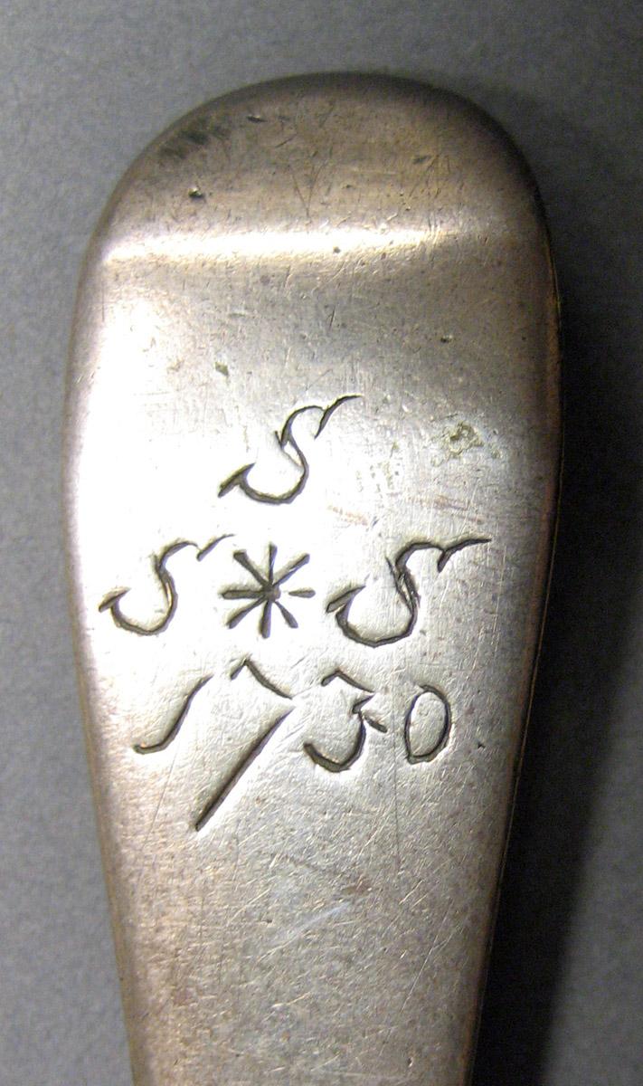 1962.0240.1519 Silver Spoon engraving