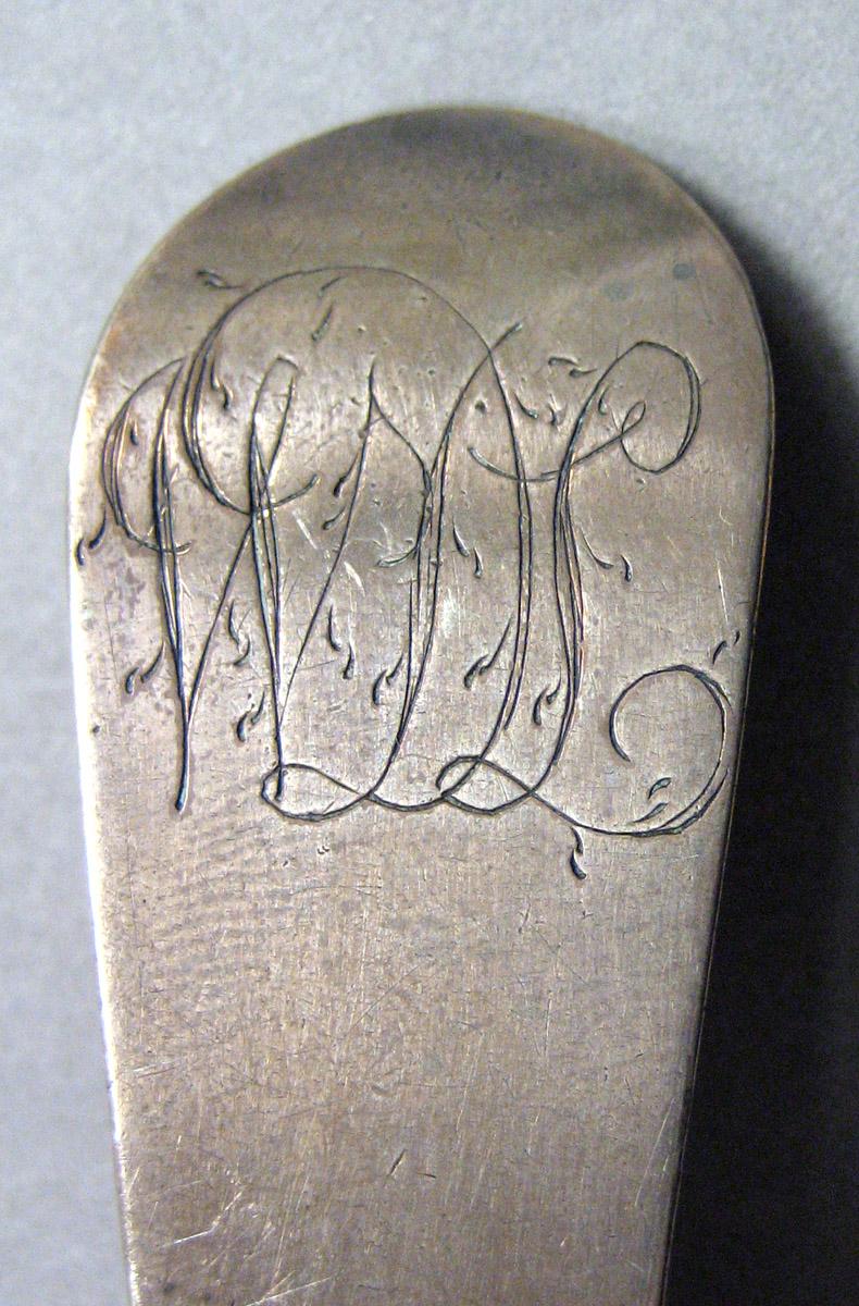 1962.0240.1521 Silver Spoon engraving