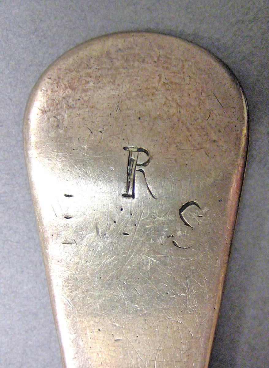 1962.0240.1525 Silver Spoon engraving