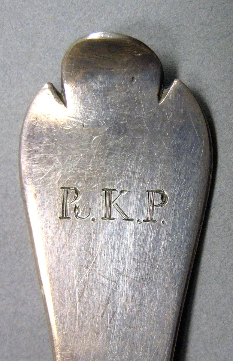 1962.0240.1528 Silver Spoon engraving upper surface